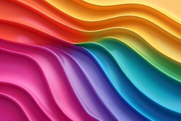 Wall Mural - abstract colorful background with waves. Generative AI