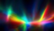 © Photo by mQ - Dreamy abstract blurred rainbow refraction overlay on a stark black background, created by a lens prism effect. Vibrant and ethereal, perfect for artistic projects