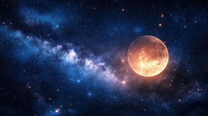 Cosmic Moonlit Nebula (1)