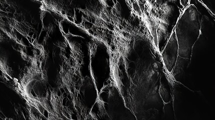 Intricate Spiderweb Texture: Dark, Creepy Nature Photography