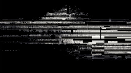 Wall Mural - abstract glitch effect background. digital art. pixel glitch texture. data visualization concept. di