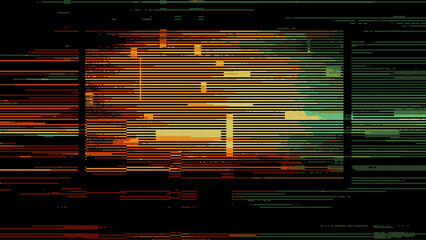 Wall Mural - abstract glitch effect background. digital art. pixel glitch texture. digital distortion and noise e