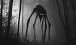© Bayu - Encounter with the unknown, A nightmarish creature in the haunted forest