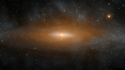 galactic spiral formation outer space digital artwork cosmic environment wide-angle view astronomy c
