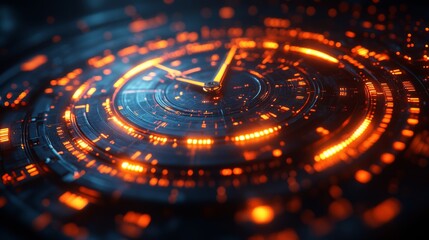 Fototapete - Detailed representation of quantum computing concepts showcases the intricate relationship between qubits, superposition, and entanglement.