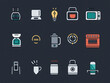 © INT888 - Smart home automation icons featuring various appliances and devices