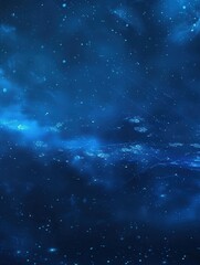 Wall Mural - ethereal blue cosmic background