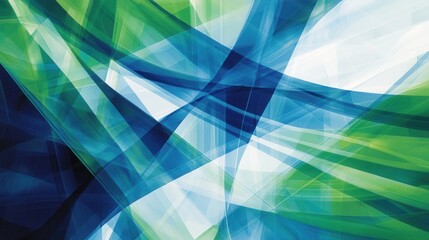 Leinwandbilder - Dynamic background of intersecting trend lines merging into a data grid illustrating political and economic analysis with cool tones