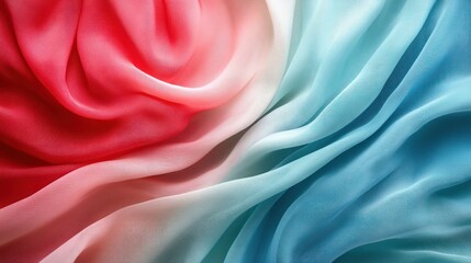 Poster - Abstract pink and blue fabric texture background.