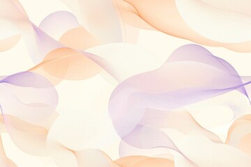Wall Mural - abstract pastel colored wavy lines creating a soft and dreamy background