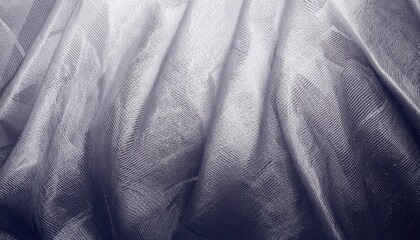 Aufkleber -  abstract close-up of translucent textured fabric with organic linear patterns in monochrome tones for modern design