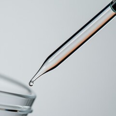 Fototapete - Precision Water Analysis Next-Gen Climate Tech Droplet Monitoring for Sustainable Environmental Research and Global Water Quality Innovation