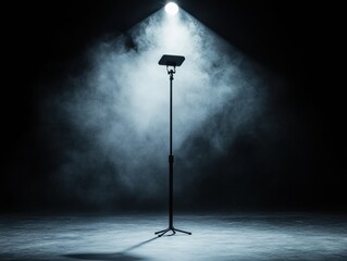 Aufkleber - Immersive Storytelling Spotlight Cinematic Stage Design for Digital Performance Narratives - Viral Content and Minimalist Entertainment Branding