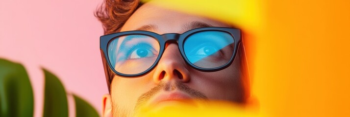 Leinwandbilder - Digital Zen Immersive Gen Z Content Mindfulness - Vibrant Pop Culture Visual Storytelling for Authentic Millennial Brand Engagement and Creative Self-Expression