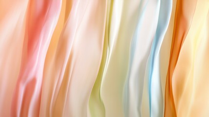 Poster - Fluid Gradient Harmony Soft Rainbow Abstraction for Inclusive Branding, Digital Wellness, and Contemporary Design Innovation