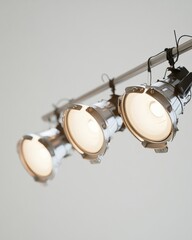 Poster - Cinematic Studio Lighting Evolution Professional LED Continuous Lights Showcasing High-Performance Multimedia Production Technology for Creative Visual Storytelling