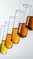 Fototapete - Precision Bio-Analytics Next-Gen Laboratory Innovation Visualizing Cutting-Edge Scientific Research with Gradient Test Tube Molecular Analysis