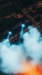 Aufkleber - Immersive Event Tech Atmospheric Lighting and Dynamic Stage Fog Effects - Next-Gen Live Performance Visualization for Digital Creative Industries