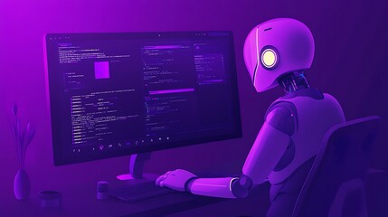 Robotic programmer at work