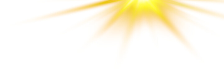 Wall Mural - golden light burst with radiant glow and soft edges on a white background. perfect for festive, magi