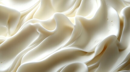 Wall Mural - Serene Milk Wave Background: Smooth and Creamy Aesthetic for Design