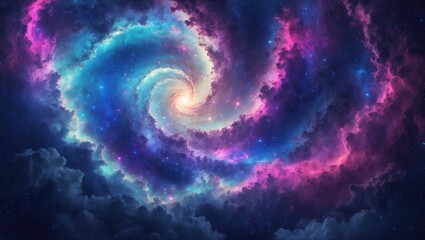Wall Mural - milky way created using generative ai tools