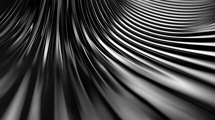 Abstract black and white swirling lines elegant design background art wave dark grey curve style