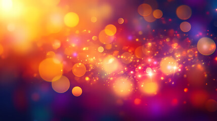 Wall Mural - Abstract glowing blurred background - light effects. Vivid Glare. Illustration