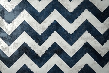Poster - Bold geometric patterns create a striking visual in contemporary interior design featuring angled lines in rich colors