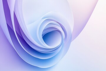 Aufkleber - Serene lavender to pale blue gradient creating a calming atmosphere with flow and depth for relaxation and mindfulness