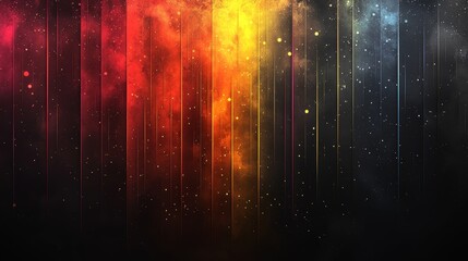 Wall Mural - Retro colors on a minimalistic gradient