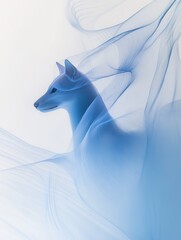 Poster - Modern veterinary design for mobile vet services featuring sleek lines and calming colors