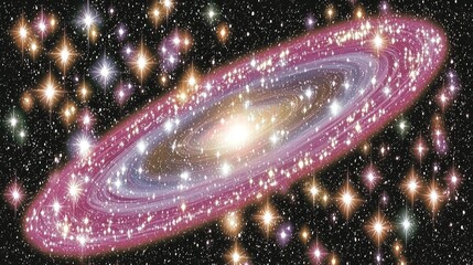 Wall Mural - awe-inspiring spiral galaxy in deep space