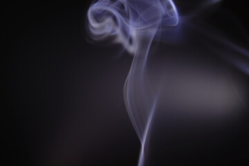 Wall Mural - close up of purple gases or smoke in the air