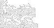 © Wallpaper BD - Circuit board seamless pattern isolated on white background. Vector circuit board illustration. Abstract technology.
