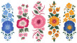© Phanl - Symmetrical Floral Designs in Vibrant Vertical Panels