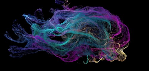 A detailed view of AI programming code running on multiple screens. 