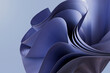 © Giada Canu/Stocksy - Abstract 3D Render of Flowing Layers in Blue