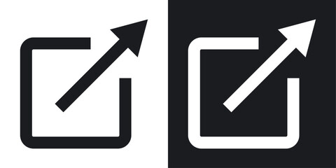 Share icons set in flat filled style.