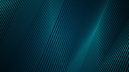 Wall Mural - Dark background with intricately arranged lines looks dimensional.