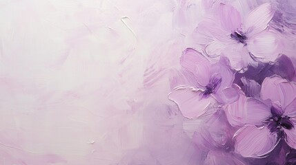 Aufkleber - Soft floral backdrop in pink and lavender creates a delicate, feminine atmosphere ideal for springtime celebrations and gentle branding