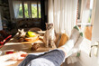© Alba Vitta Studio/Stocksy - Relaxing Morning with Cats