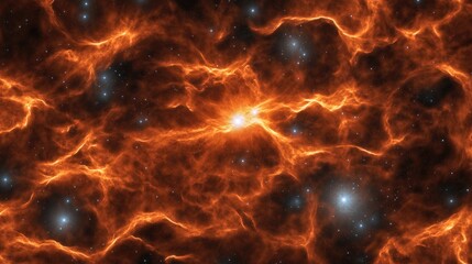 Wall Mural - Cosmic explosion event outer space digital art stellar environment abstract viewpoint interstellar concept