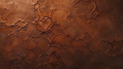 Aufkleber - Rich brown textured background featuring layered, rough surface with earthy tones, ideal for artistic and design applications.