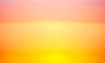 Wall Mural - abstract background with smooth gradient from pink to yellow