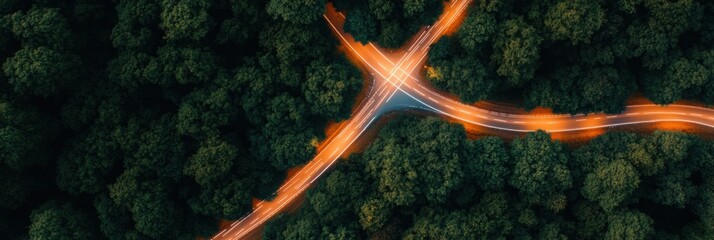 Poster - Luminous Infrastructure AI-Powered Smart Highway Design Visualizing Sustainable Urban Mobility through Dynamic Light Trails and Eco-Conscious Transportation Networks