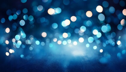 blue glow light natural bokeh holiday light blur wallpaper