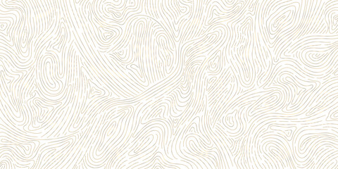 Fototapete - Vector white and gold line luxury organic pattern. Japanese style abstract wave, elegant water, contour, topography, cloud elegant texture. Premium fancy minimal template.