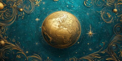Wall Mural - astrology. astrologer calculates natal chart and makes a forecast of fate.tarot cards, fortune telli