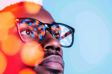 Aufkleber - Immersive Tech Vision Gen Z Professional in Vibrant Digital Aesthetic, Capturing Innovation, Creativity, and Next-Gen Workplace Dynamics with Bold Design Sensibility